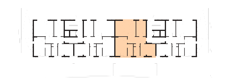 Pozitionare pe etaj, Apartamentul 3 Image